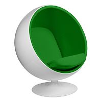 кресло eero aarnio style ball chair зеленое в Барнауле