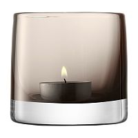 подсвечник стеклянный мокко для чайной свечи light colour, 8,5 см в Барнауле