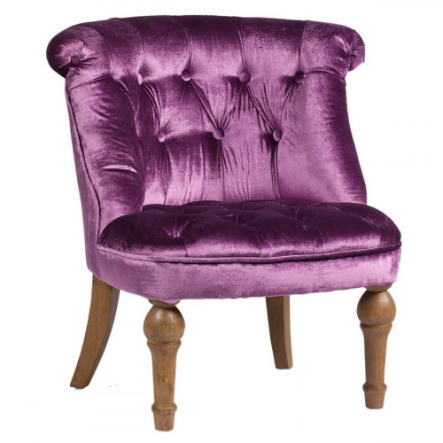 кресло sophie tufted slipper chair сиреневое в Барнауле