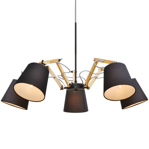 подвесная люстра arte lamp pinoccio a5700lm-5bk в Барнауле