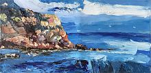 картина маслом утес у моря в Барнауле