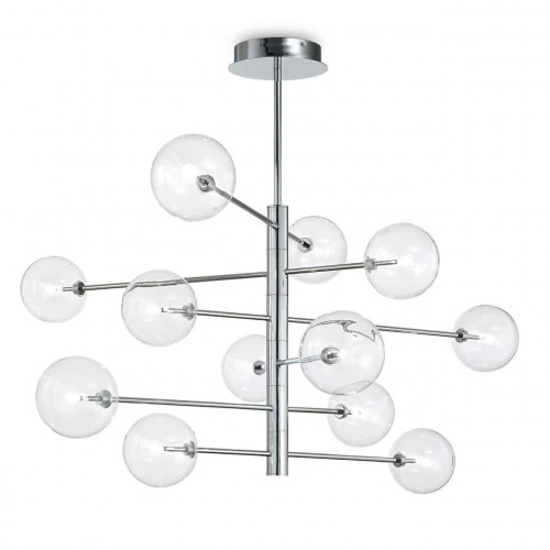 подвесная люстра ideal lux equinoxe sp12 cromo в Барнауле