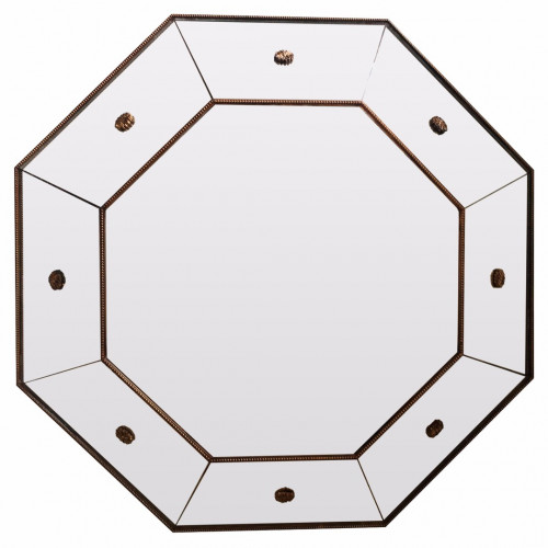 зеркало венецианское восьмиугольное большое в раме с декором michelle в Барнауле