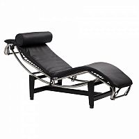 шезлонг chaise longue lc4 черный в Барнауле