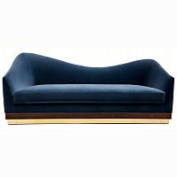 диван hughes sofa прямой синий в Барнауле