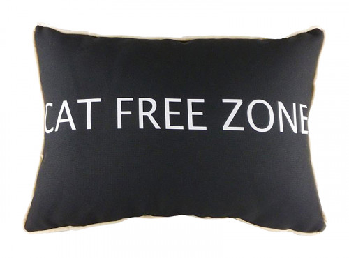 подушка с надписью cat free zone в Барнауле