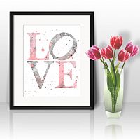 постер love а4 в Барнауле