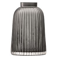 ваза pleat, 20 см, серая в Барнауле