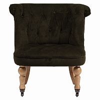 кресло amelie french country chair серо-коричневое в Барнауле