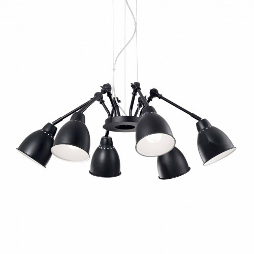 подвесная люстра ideal lux newton sp6 nero в Барнауле