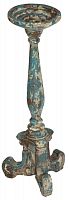 подсвечник состаренный фигурный голубой relic collection, 61 см в Барнауле