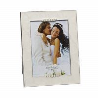 фоторамка из белого акрила с жемчугом 17,6х1,5х22,6 в Барнауле
