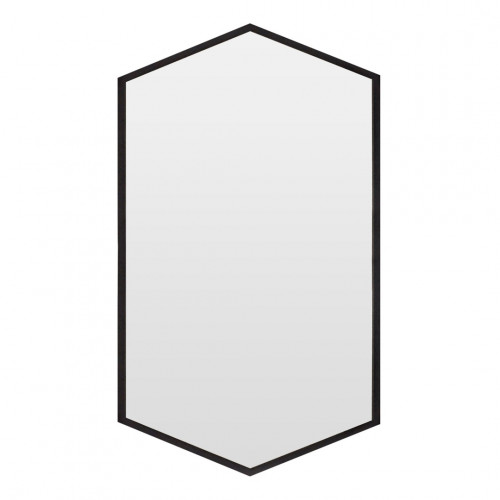 зеркало шестиугольное черное hexagon в Барнауле