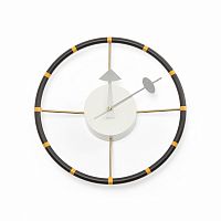 часы steering wheel настенные черный+желтый/black+yellow в Барнауле