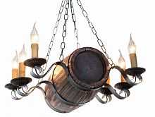 люстра бочонок коричневая в Барнауле