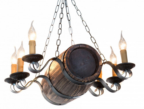 люстра бочонок коричневая в Барнауле