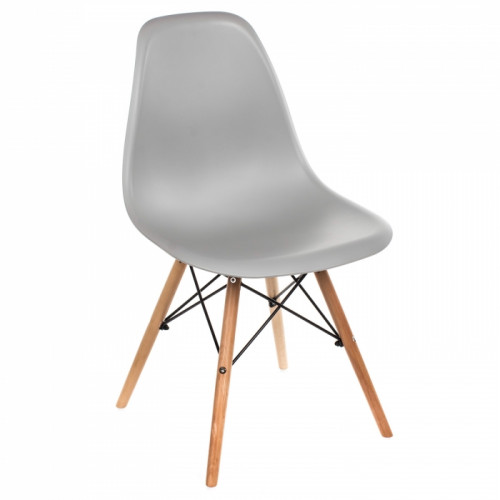 стул деревянный eames pc-015 grey в Барнауле