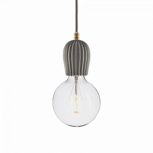 подвесной светильник beton rib gray brass в Барнауле