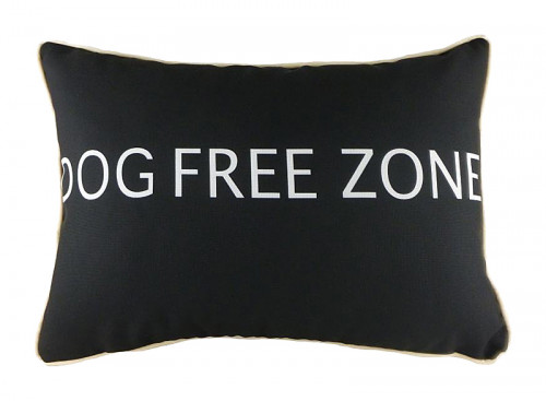 подушка с надписью dog free zone в Барнауле