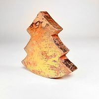 украшение новогоднее ель золотая golden tree, 15х14х2,5 см в Барнауле