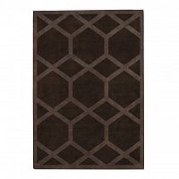 ковер ashton cocoa coffe 150x220 коричневый в Барнауле