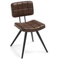 стул lola seat pu brown ноги эпоксидный черный c592u09 от la forma (ex julia grup) в Барнауле