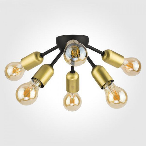 потолочная люстра tk lighting 1467 estrella black в Барнауле