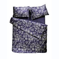 комплект постельного белья decoflux сатин 1.5 спальный peony indigo в Барнауле