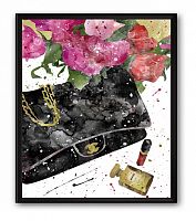 постер сумка чёрная chanel а4 в Барнауле