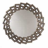 зеркало большое круглое в витой раме silver leaf в Барнауле