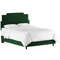 кровать двуспальная 180х200 зеленая paxton emerald velvet в Барнауле