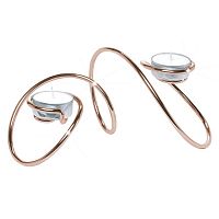 подсвечник медный для чайных свечей t-loop, 19,5 см в Барнауле