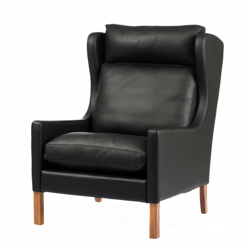 кресло wingback чёрный в Барнауле