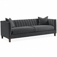 диван penelope sofa прямой серый в Барнауле