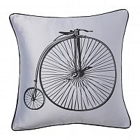 подушка с ретро-велосипедом retro bicycle grey в Барнауле