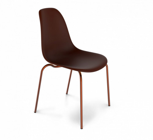 стул dsr коричневый s30 (eames style) в Барнауле