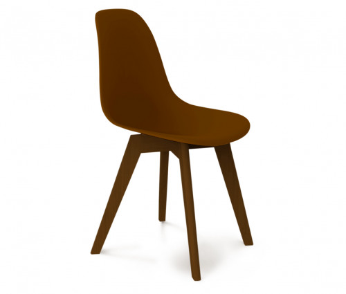 стул dsw коричневый s39 (eames style) в Барнауле