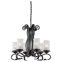 подвесная люстра arte lamp scroll a7915lm-6bk в Барнауле