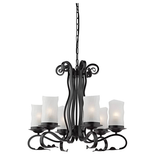 подвесная люстра arte lamp scroll a7915lm-6bk в Барнауле