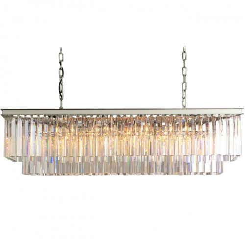 люстра odeon l80 silver&glass серая, прозрачная в Барнауле