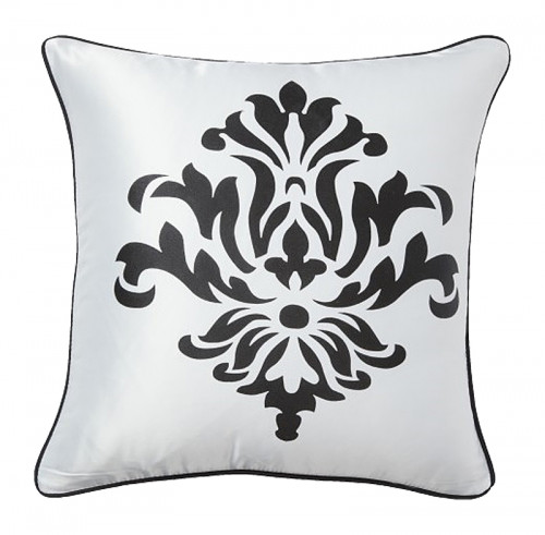 подушка с геральдическими лилиями fleur de lys ii white в Барнауле