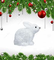 фигурка светодиодная «кролик» 24x27см (09561) uld-m2724-032/sta в Барнауле