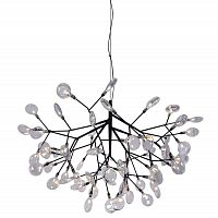 подвесная люстра crystal lux evita sp63 black/transparent в Барнауле