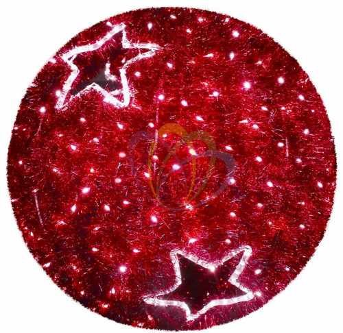 фигура led шар 120 см, красный в Барнауле