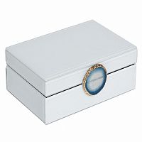 шкатулка для украшений белая 20x7,5x14 см в Барнауле