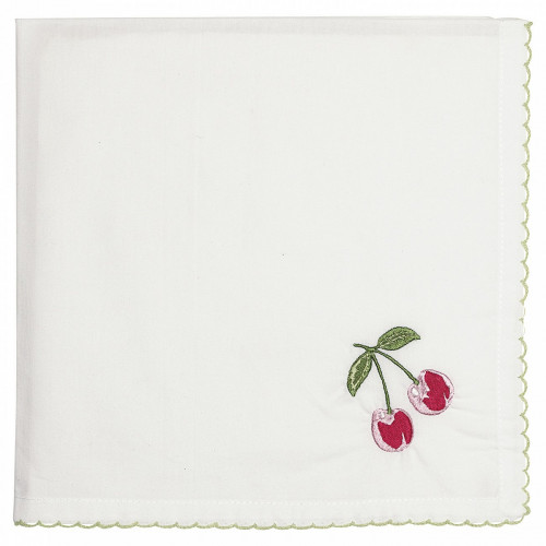 салфетка cherry red w/embroidery в Барнауле