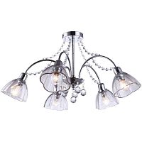 потолочная люстра arte lamp silenzio a9559pl-5cc хром в Барнауле