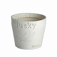 цветочный горшок lucky белый в Барнауле