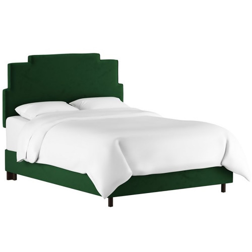 кровать двуспальная 160х200 зеленая paxton emerald velvet в Барнауле