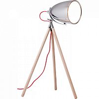 лампа настольная chromatic tripod на деревянном штативе в Барнауле